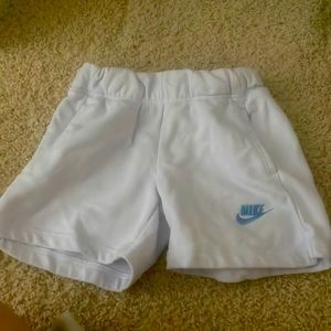 Girls youth Large  Nike blue shorts